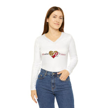Load image into Gallery viewer, FC Women's Long Sleeve V-neck Shirt