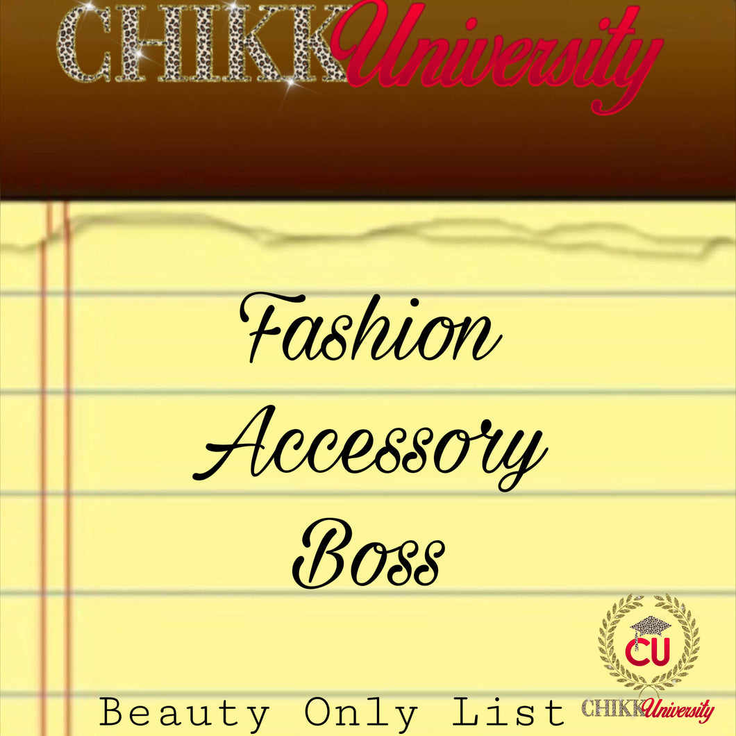 FASHION FLIP Beauty Vendor List